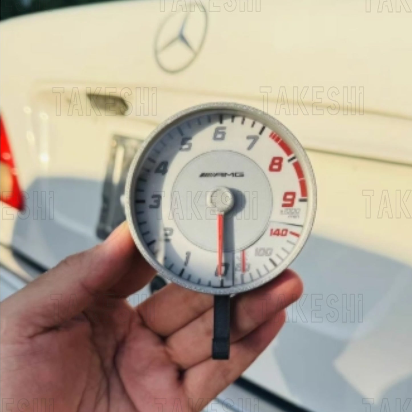 TAKESHI 武藤車藝|MERCEDES BENZ SLS|重量聯動轉速表鑰匙掛勾