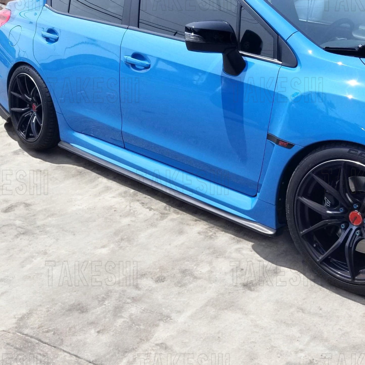 TAKESHI 武藤車藝|15–21 SUBARU WRX/STI CS 側裙|PU 空力套件|VA 專用 CS 風格 側裙延伸