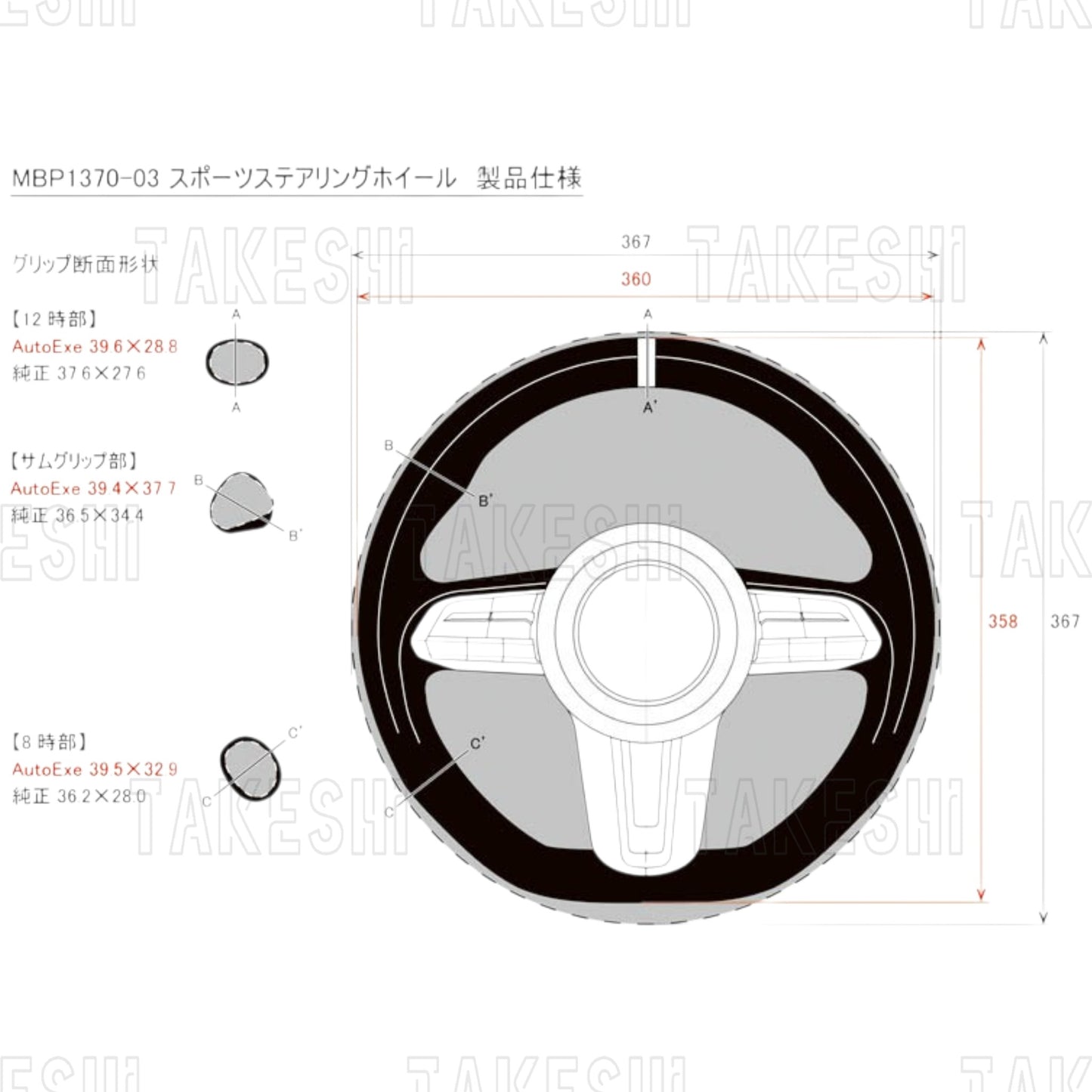 AutoExe|運動化方向盤|MAZDA3|CX30