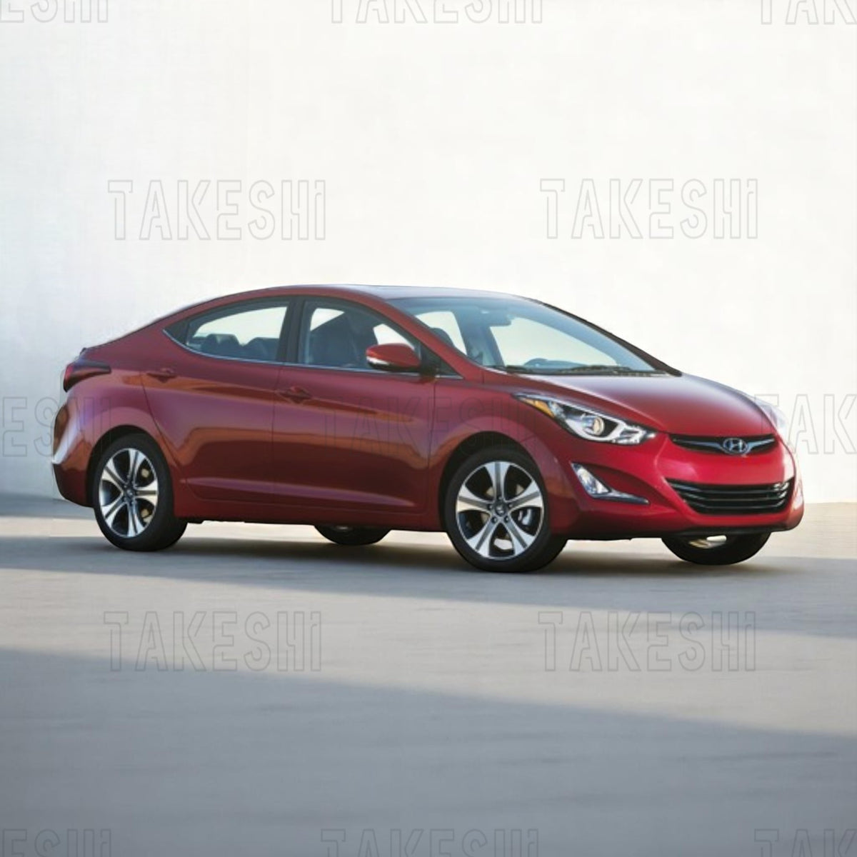 TAKESHI 武藤車藝｜HYUNDAI 現代｜專車專用菱格紋地毯腳踏墊