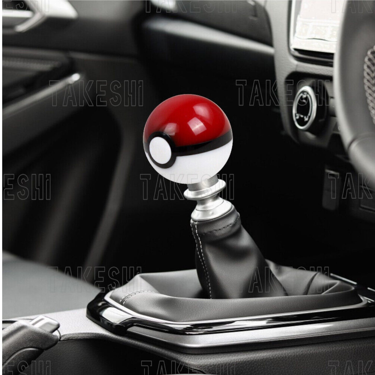 TAKESHI 武藤車藝｜POKEMON 神奇寶貝 寶貝球排檔頭｜手排車專用 球型排檔頭｜換檔手感升級