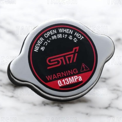 TAKESHI 武藤車藝｜STI RADIATOR CAP 水箱蓋｜日本原裝進口｜1.3kg 高壓｜EJ FA FB 專用