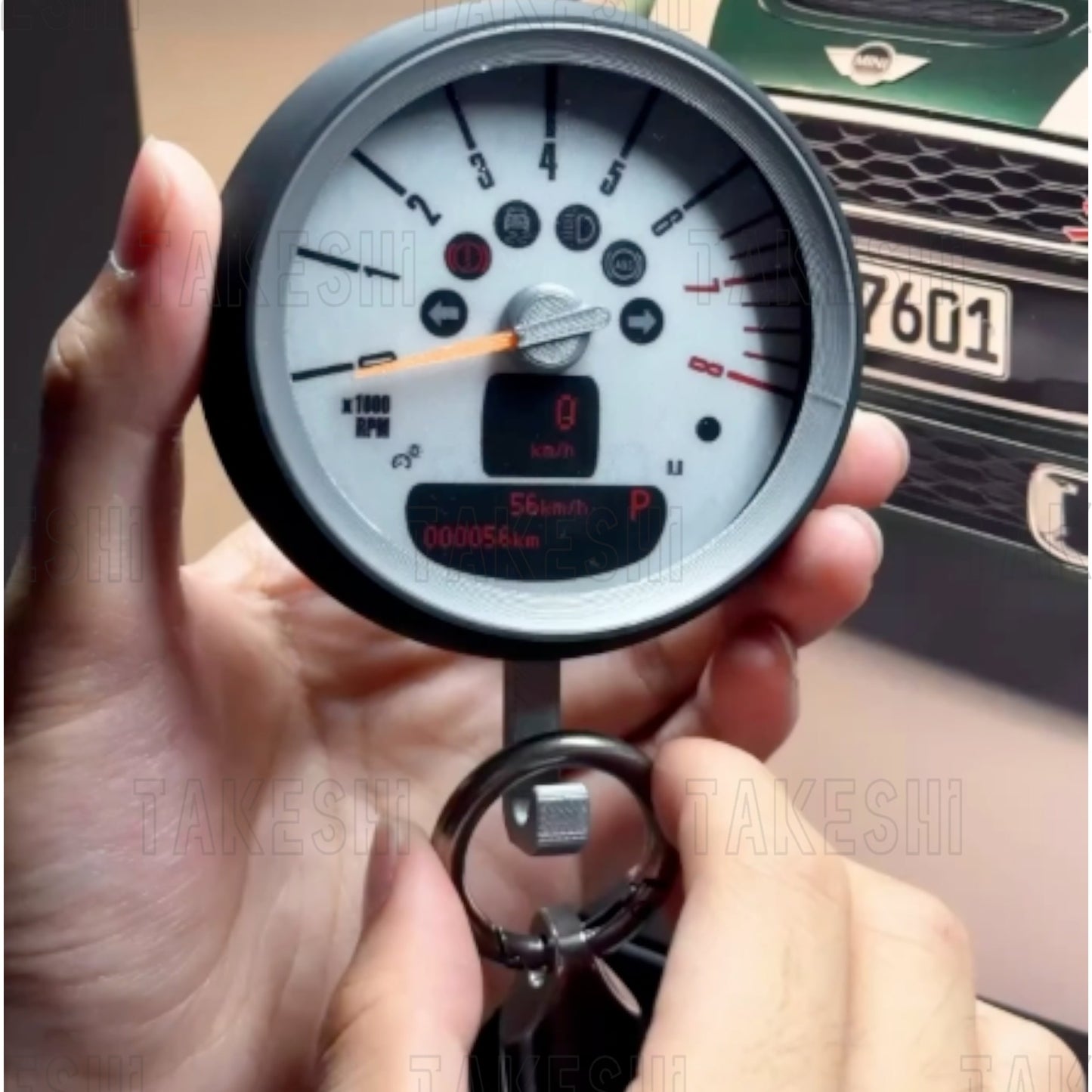 TAKESHI 武藤車藝｜MINI COOPER｜重量聯動轉速表鑰匙掛勾