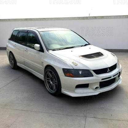 TAKESHI 武藤車藝｜06–07 MITSUBISHI LANCER EVO9 CT9A RALLIART｜RAL前下巴｜PU空力套件