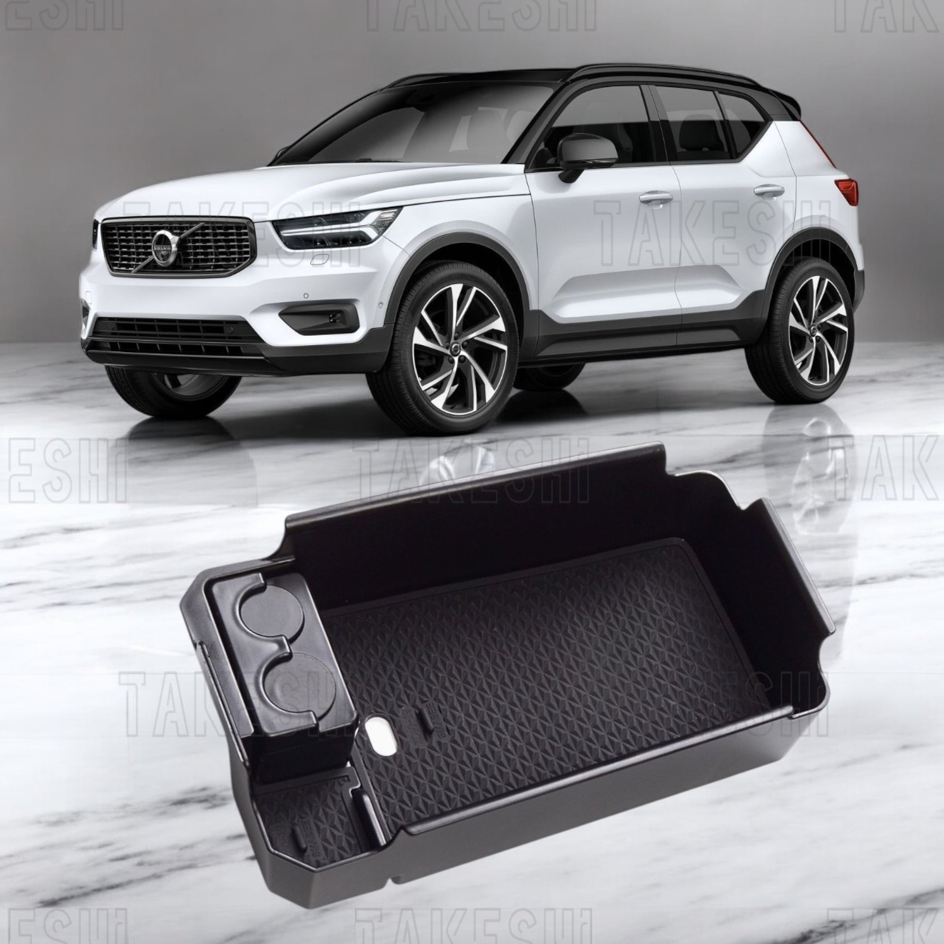 TAKESHI 武藤車藝｜18-24 VOLVO XC40 中央扶手收納盒｜原廠直上
