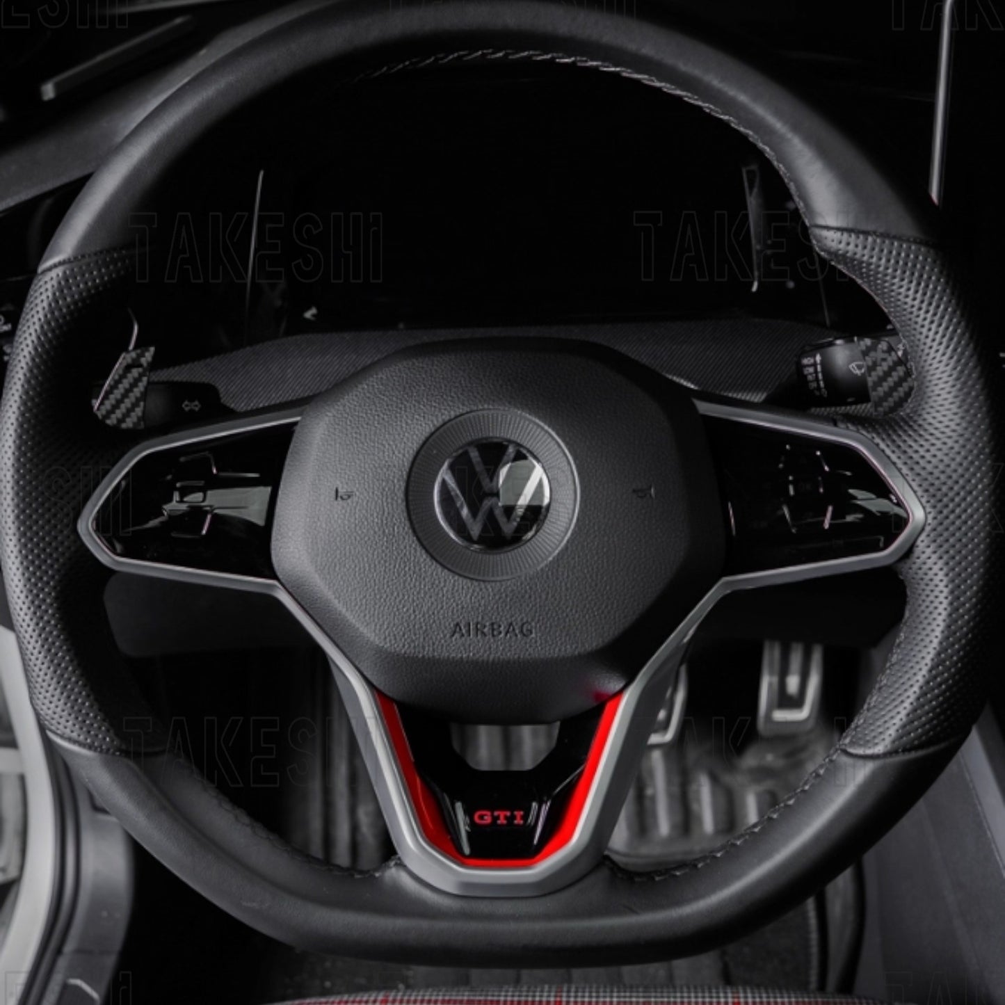 TAKESHI 武藤車藝｜福斯 VW GOLF GTI / GOLF R｜MK8 MK8.5｜專用磁吸換檔撥片
