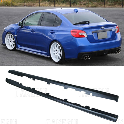 TAKESHI 武藤車藝｜15–21 SUBARU WRX／STI CS 側裙｜PU 空力套件｜VA 專用 CS 風格 側裙延伸