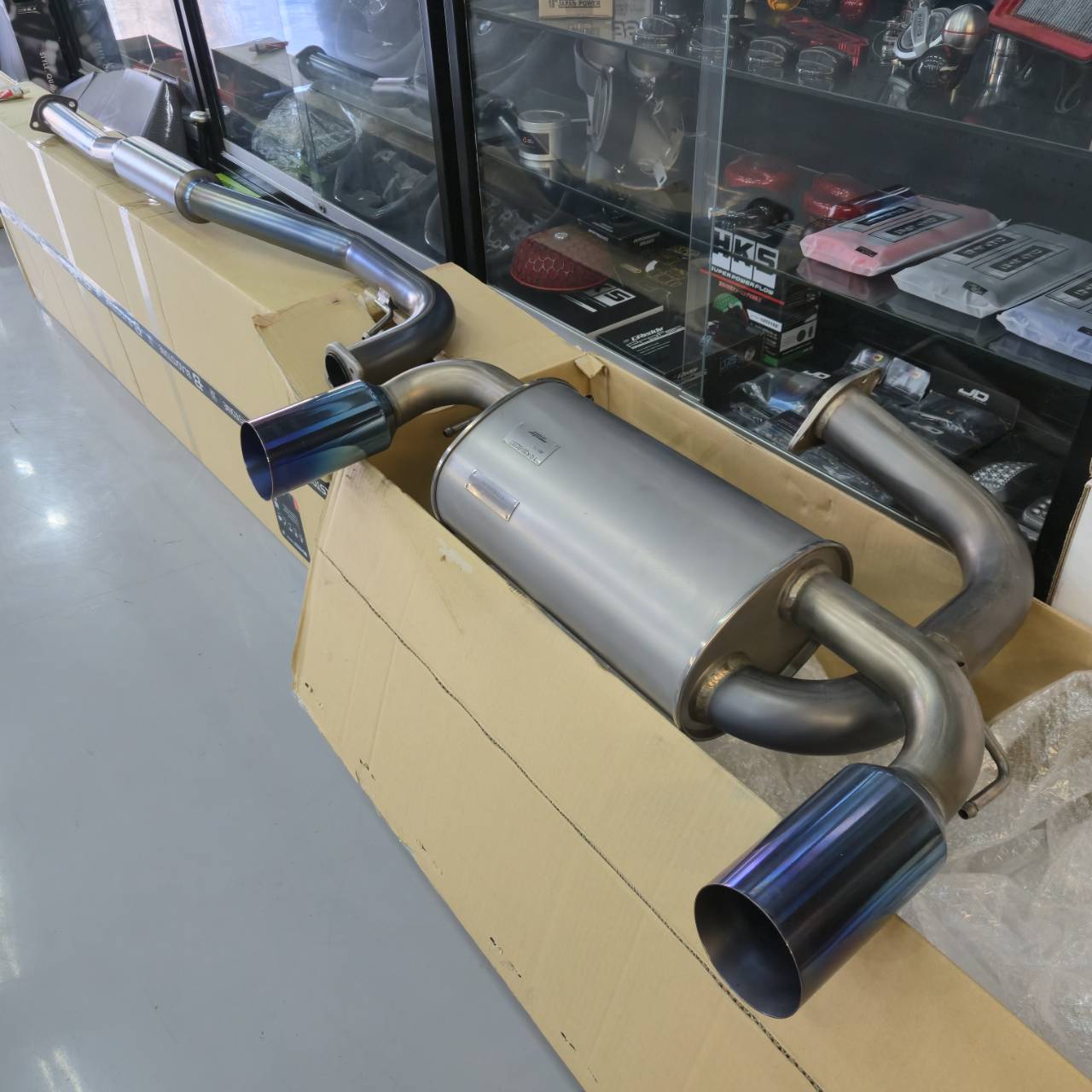 EVOX MONSTER SPORT XT200鈦合金中尾段排氣管 TITANIUM EXHAUST XT200