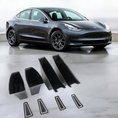 TAKESHI 武藤車藝｜17–23 TESLA MODEL 3 車門扶手收納盒｜專車專用｜含止滑墊