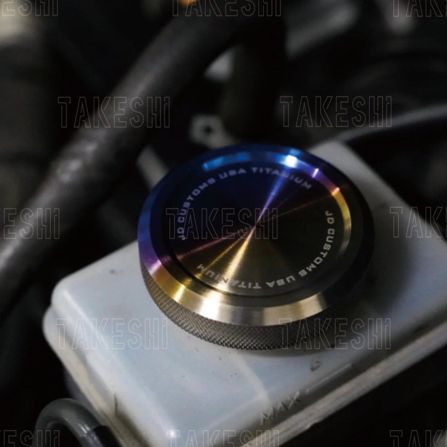 JDC｜鈦合金剎車油壺蓋｜通用型