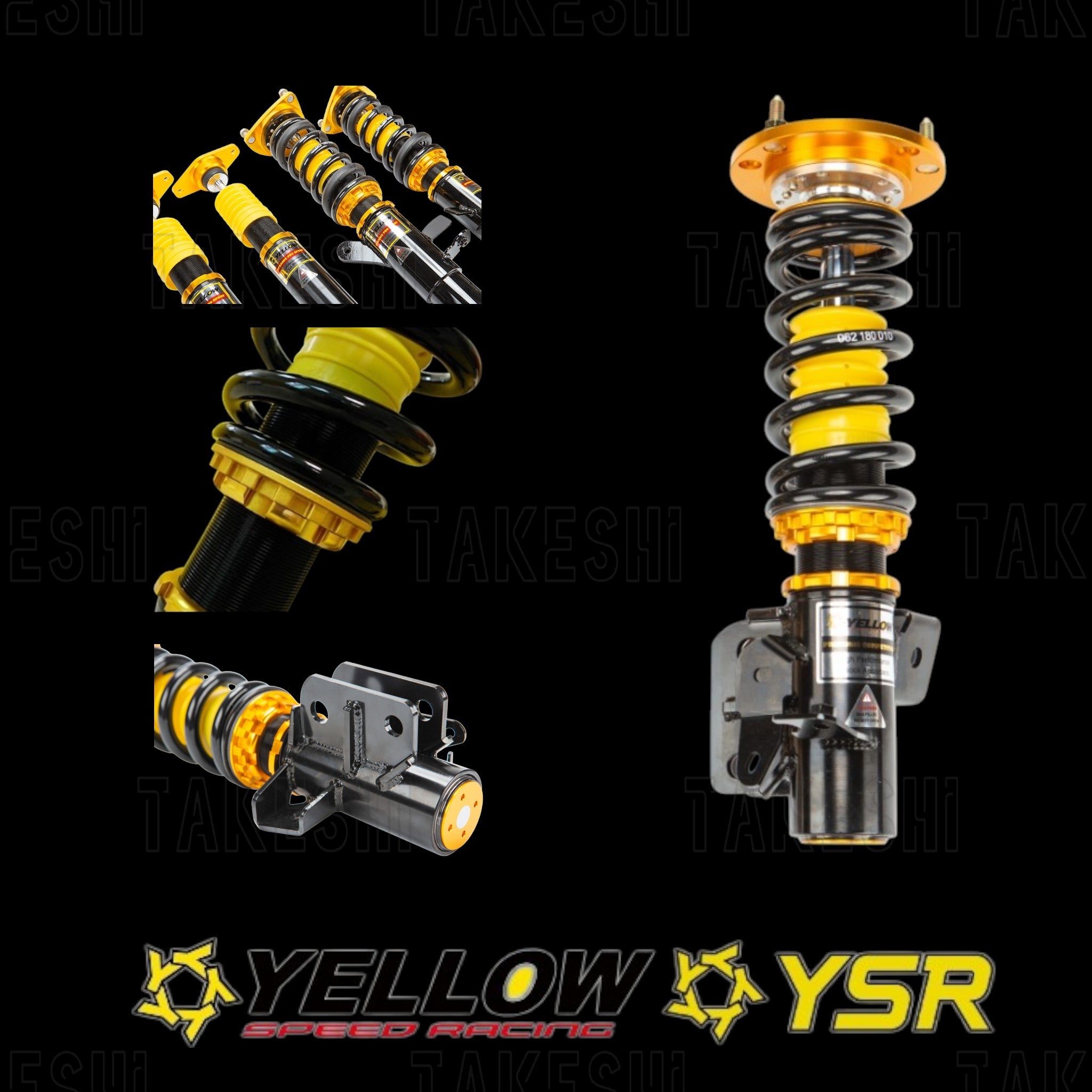 YELLOW SPEED RACING｜客製化避震器套件｜高低軟硬可調– M.Takeshi