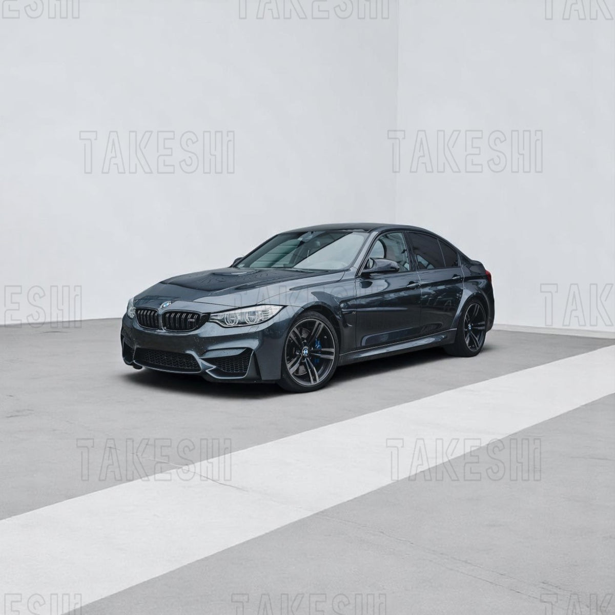 TAKESHI 武藤車藝｜BMW 寶馬 00後｜專車專用菱格紋地毯腳踏墊