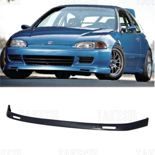 TAKESHI 武藤車藝｜92–95 HONDA CIVIC K6 EG／EJ BYS 前下巴｜PU 空力套件｜EG EJ 雙門／三門