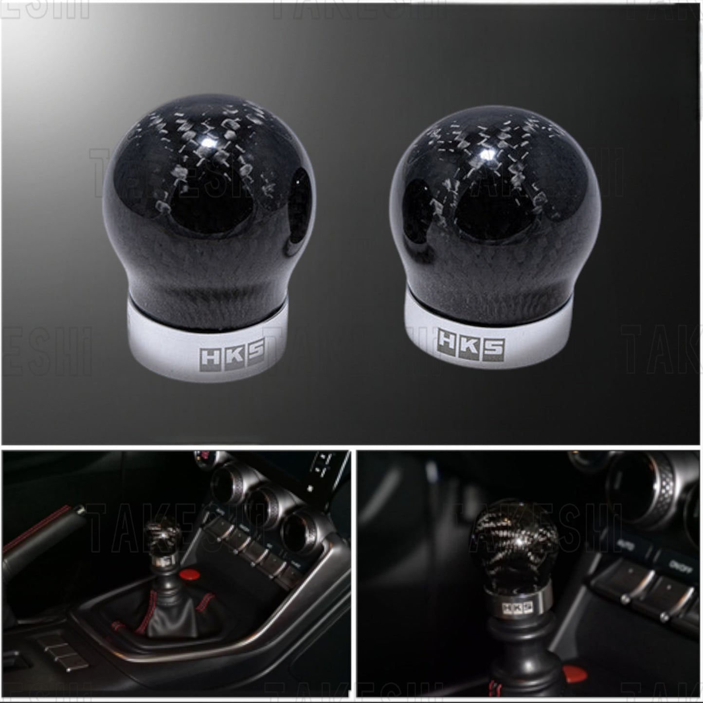 HKS｜正品 碳纖維排檔頭｜JDM 改裝｜手排專用｜日本品牌