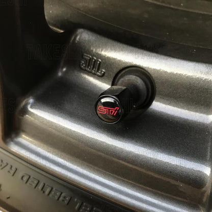 SUBARU STI｜SUBARU 日本原廠 STI 氣嘴蓋｜輪胎氣嘴｜JDM 改裝｜原廠風格
