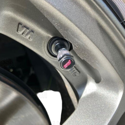 SUBARU STI｜SUBARU 日本原廠 STI 氣嘴蓋｜輪胎氣嘴｜JDM 改裝｜原廠風格