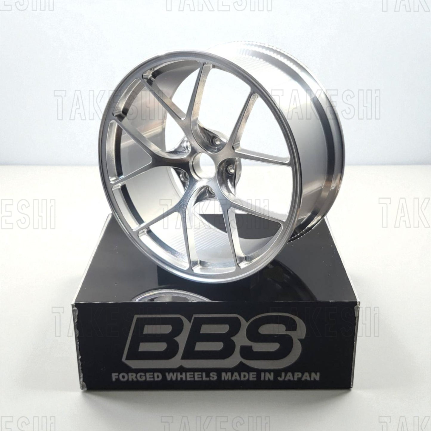 TAKESHI 武藤車藝｜BBS RID 1:5 鋁合金鍛造鋁圈模型｜高仿真輪圈擺件