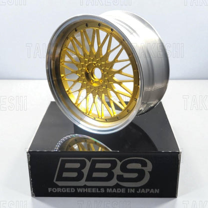 TAKESHI 武藤車藝｜BBS RS 1:5 鋁合金鍛造鋁圈模型｜高仿真輪圈擺件