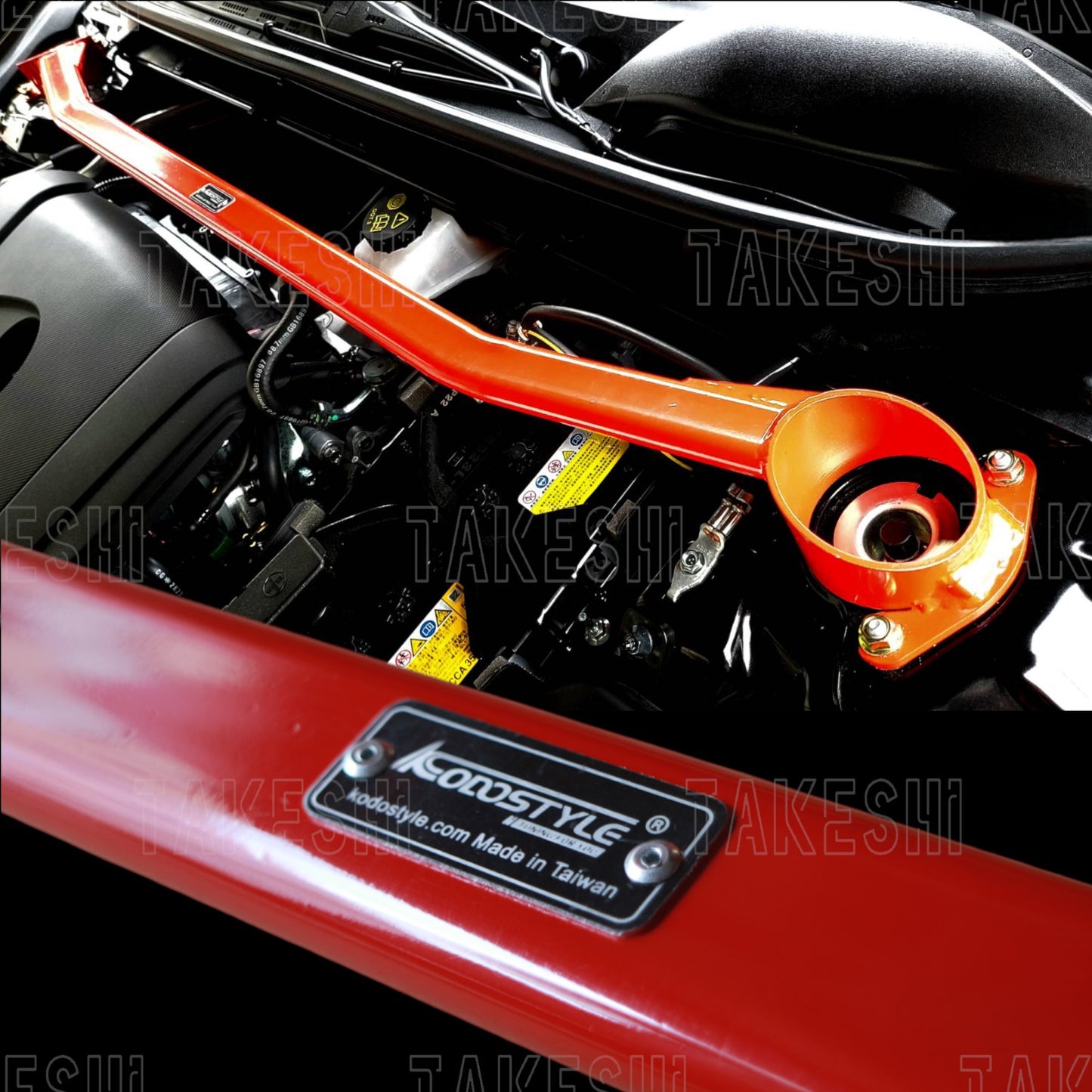 KODOSTYLE｜避震塔拉桿｜19–25 MAZDA3 / CX-30｜KODO 魂動 引擎室拉桿｜提升剛性