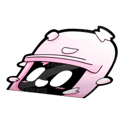 DASAI｜SAKURA MOCHI PEEKER GEKKO｜櫻花小麻糬｜車窗發光裝飾貼