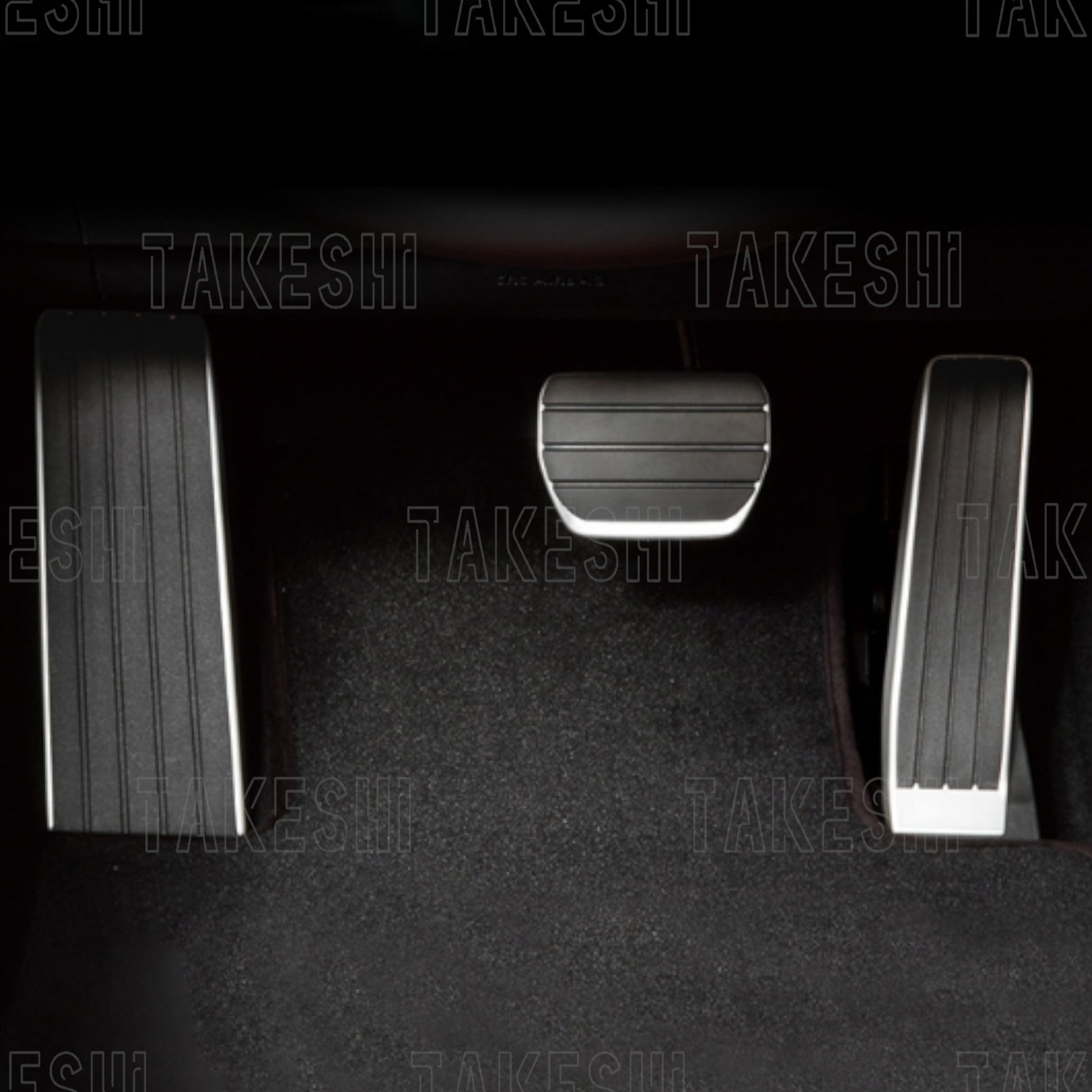 TAKESHI 武藤車藝｜19–25 MAZDA3／CX-30 原廠型金屬踏板組｜四代馬三 專用｜防滑運動踏板