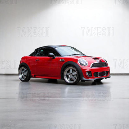 TAKESHI 武藤車藝｜MINI 迷你｜專車專用菱格紋地毯腳踏墊