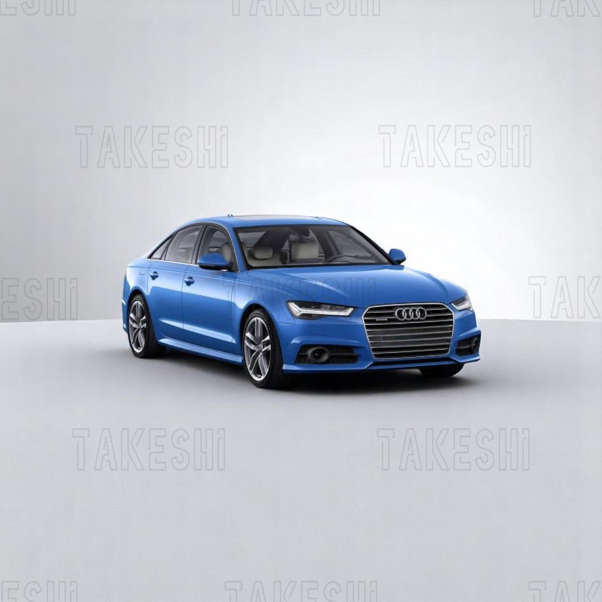 TAKESHI 武藤車藝｜AUDI 奧迪｜專車專用菱格紋地毯腳踏墊