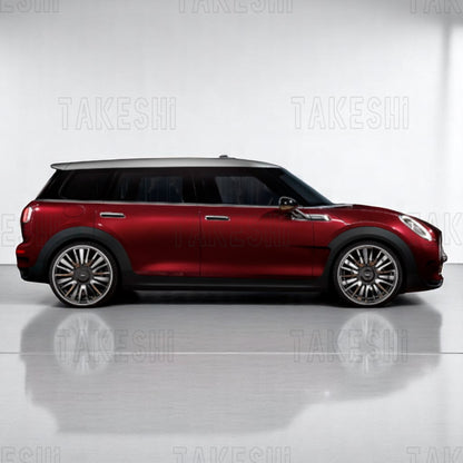 TAKESHI 武藤車藝｜MINI 迷你｜專車專用菱格紋地毯腳踏墊
