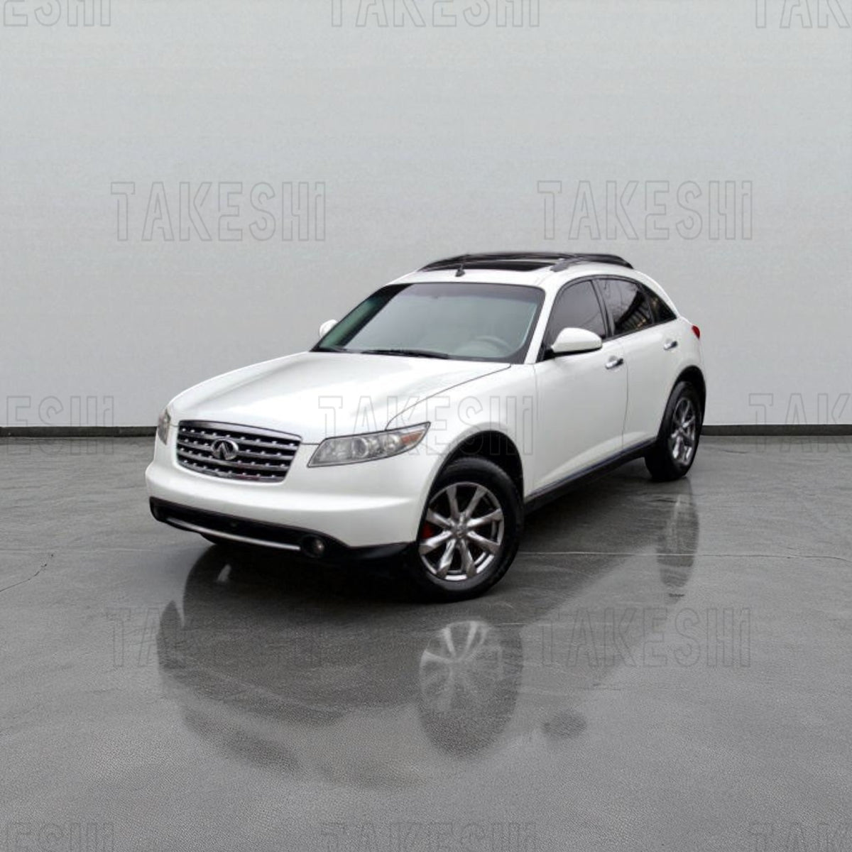 TAKESHI 武藤車藝｜INFINITI 極致｜專車專用菱格紋地毯腳踏墊