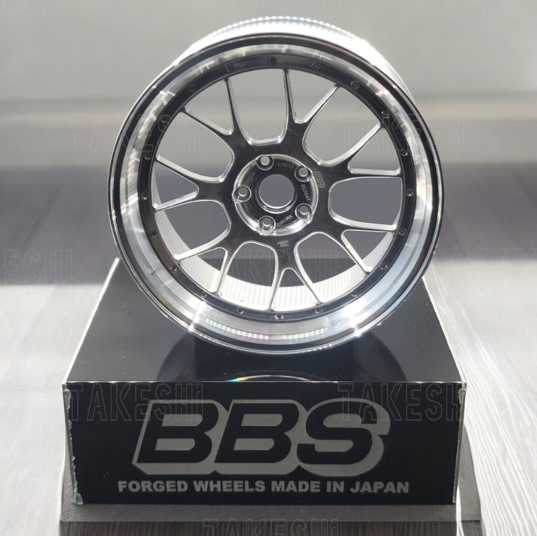 TAKESHI 武藤車藝｜BBS LMR 1:5 鋁合金鍛造鋁圈模型｜高仿真輪圈擺件