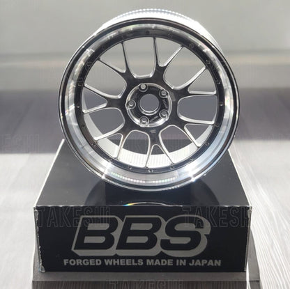 TAKESHI 武藤車藝｜BBS LMR 1:5 鋁合金鍛造鋁圈模型｜高仿真輪圈擺件