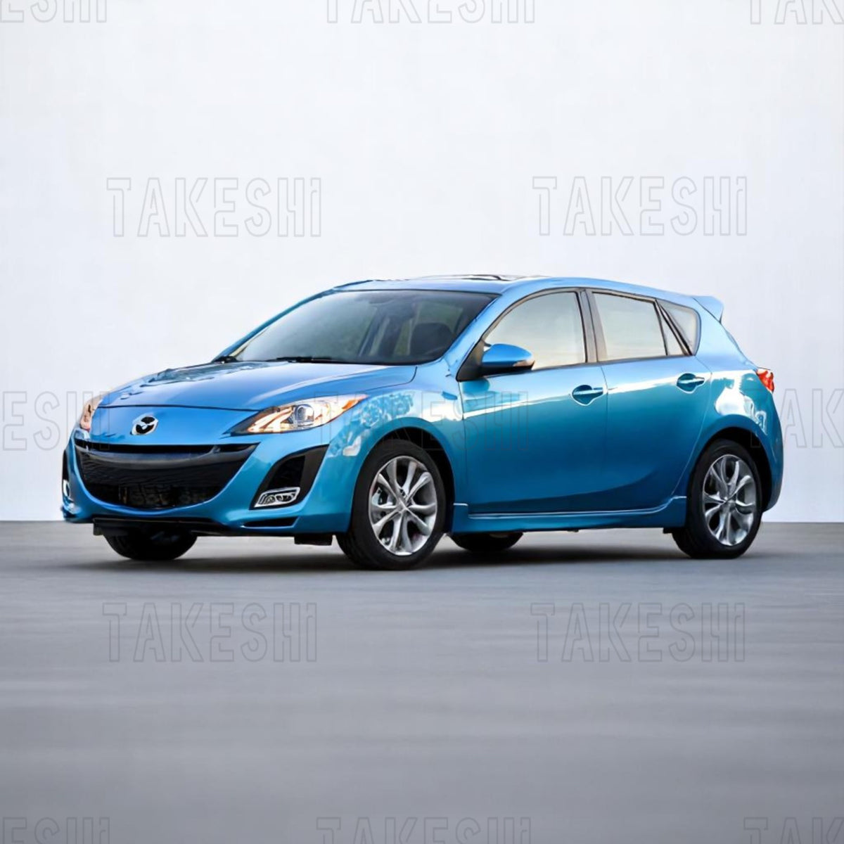TAKESHI 武藤車藝｜MAZDA 馬自達｜專車專用菱格紋地毯腳踏墊
