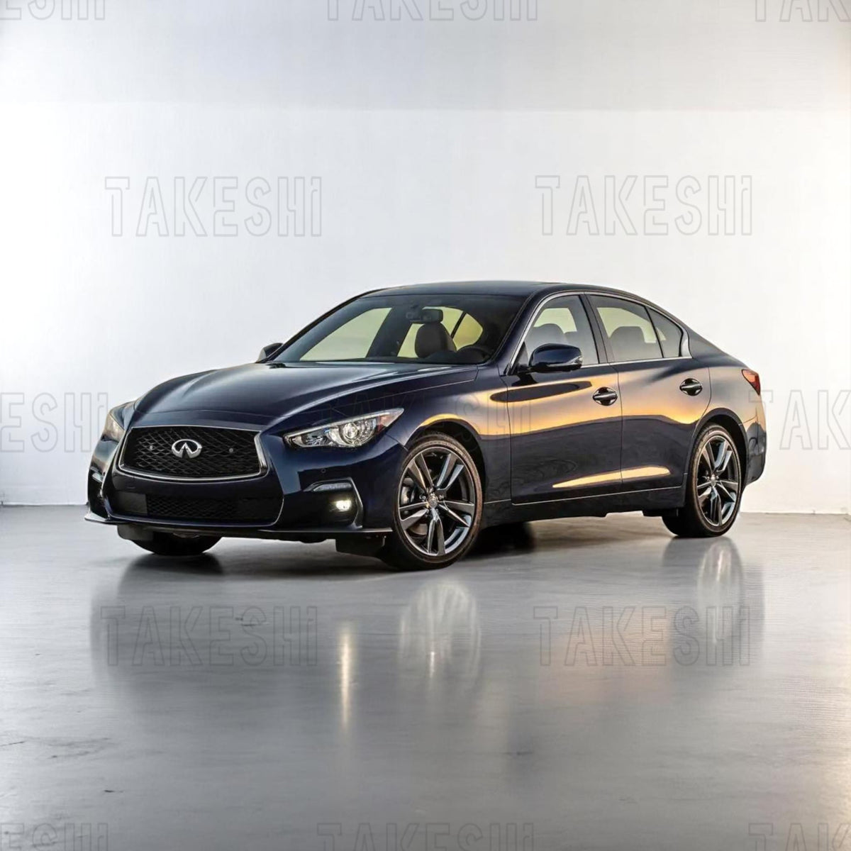 TAKESHI 武藤車藝｜INFINITI 極致｜專車專用菱格紋地毯腳踏墊