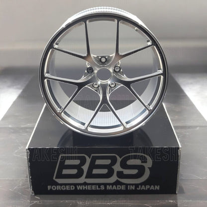 TAKESHI 武藤車藝｜BBS RID 1:5 鋁合金鍛造鋁圈模型｜高仿真輪圈擺件
