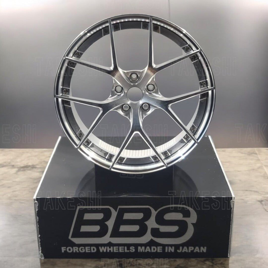 TAKESHI 武藤車藝｜BBS RIS 1:5 鋁合金鍛造鋁圈模型｜高仿真輪圈擺件