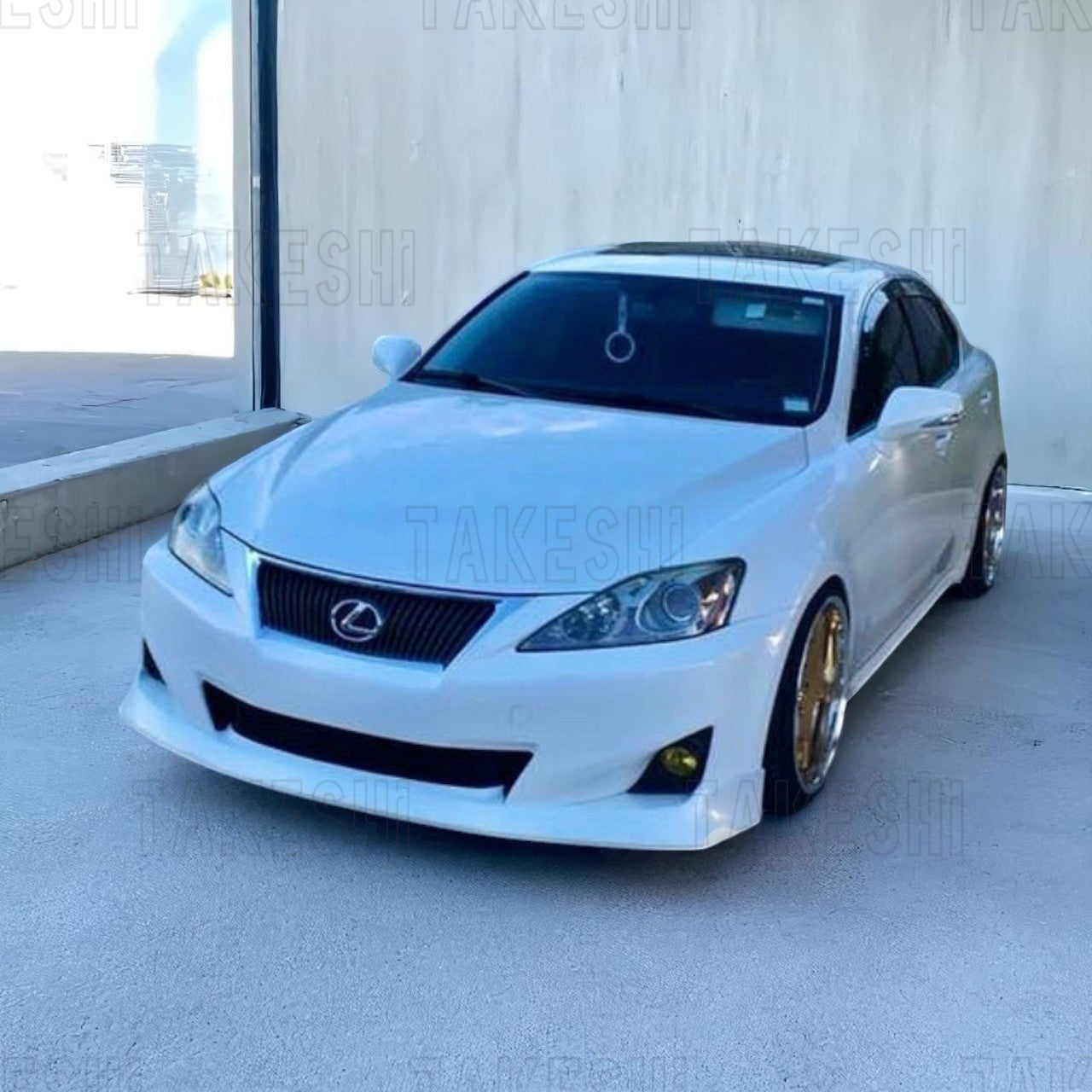 TAKESHI 武藤車藝｜11–12 LEXUS IS250 VTX 前下巴｜PU 空力套件｜IS250 二代 專用 前下擾流