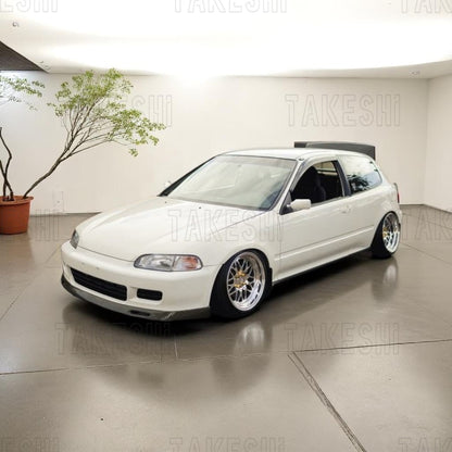 TAKESHI 武藤車藝｜92–95 HONDA CIVIC K6 EG／EJ BYS 前下巴｜PU 空力套件｜EG EJ 雙門／三門