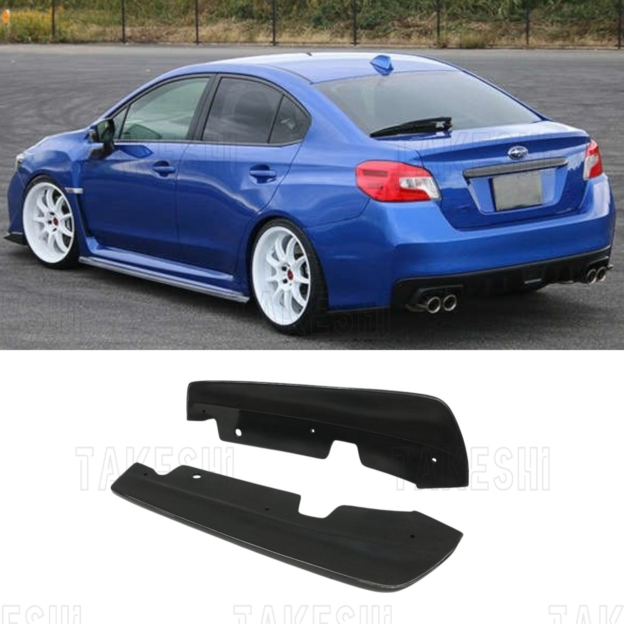 TAKESHI 武藤車藝｜15–21 SUBARU WRX／STI CS 後下巴｜PU 空力套件｜VA 專用 CS 風格 後下擾流