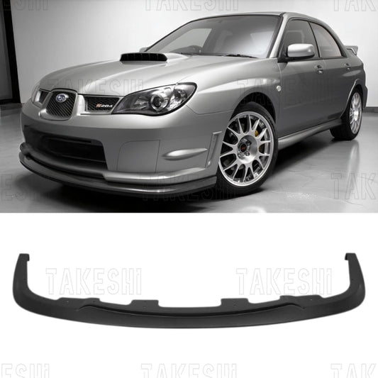 TAKESHI 武藤車藝｜06–07 SUBARU WRX STI S204 款 前下巴｜PU 空力套件｜GD STI 專用 前下擾流