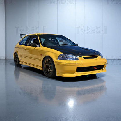 TAKESHI 武藤車藝｜96-98 本田 HONDA CIVIC K8 EK EJ 改款前 SIR 前下巴｜PU 空力套件｜K8 專用