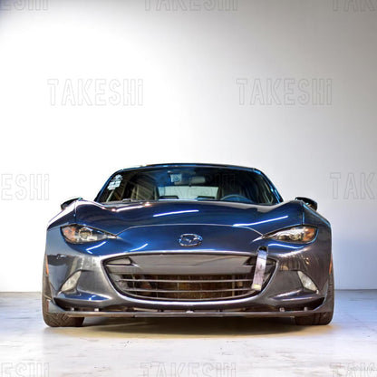 TAKESHI 武藤車藝｜16–25 MAZDA MX-5 ND TYPE-A 前下巴｜PU 空力套件｜MX5 ND 專用 前下擾流