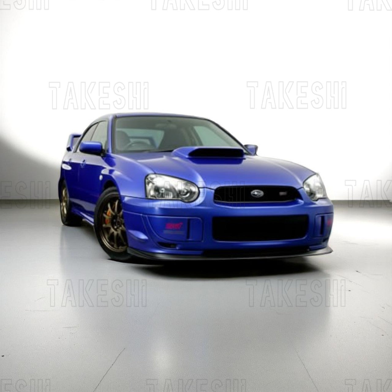 TAKESHI 武藤車藝｜03–05 SUBARU IMPREZA WRX／STI V 版 前下巴｜PU 空力套件｜GD 專用 前下擾流