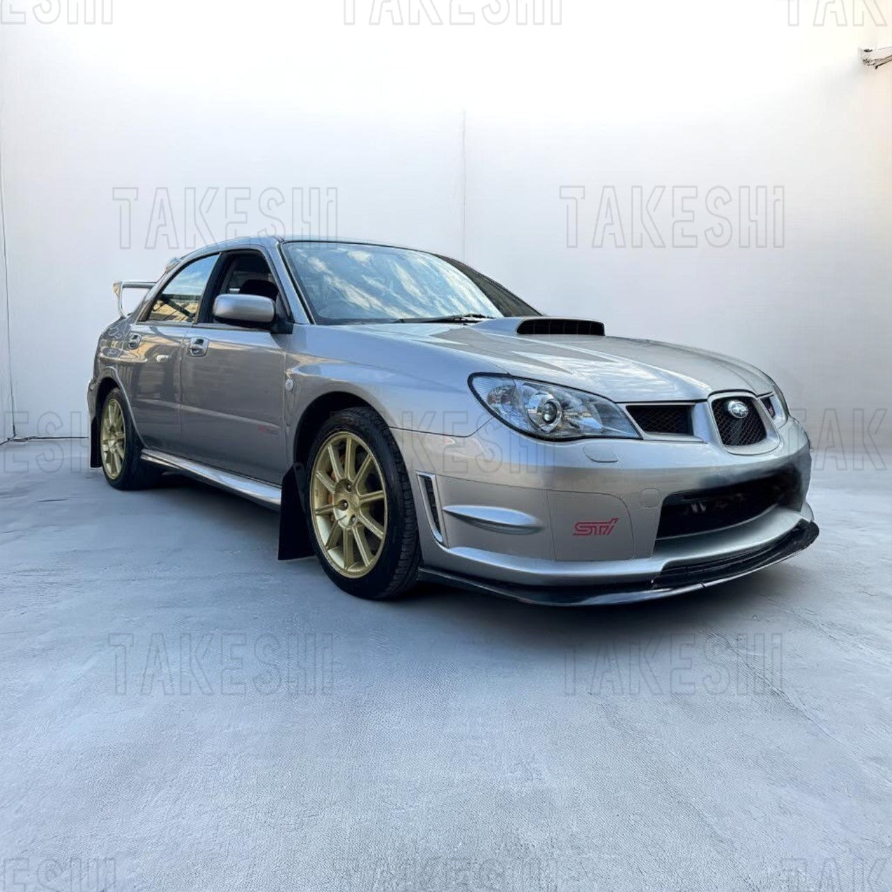 TAKESHI 武藤車藝｜06–07 SUBARU WRX STI S204 款 前下巴｜PU 空力套件｜GD STI 專用 前下擾流