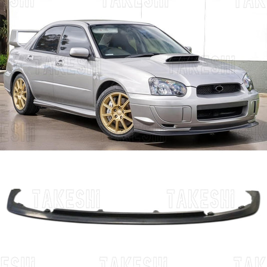 TAKESHI 武藤車藝｜03–05 SUBARU IMPREZA WRX／STI V 版 前下巴｜PU 空力套件｜GD 專用 前下擾流