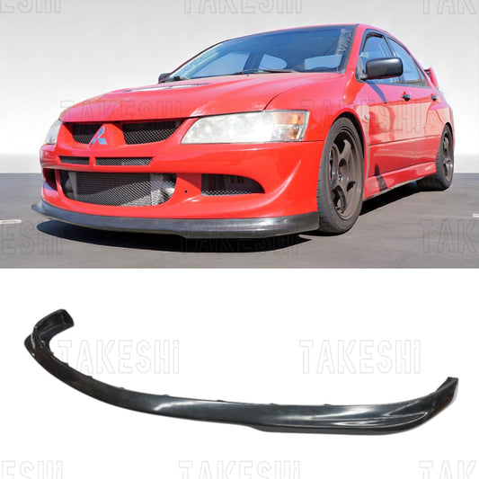 TAKESHI 武藤車藝｜03–05 MITSUBISHI LANCER EVO8 CT9A DO-LUCK 前下巴｜PU 空力套件