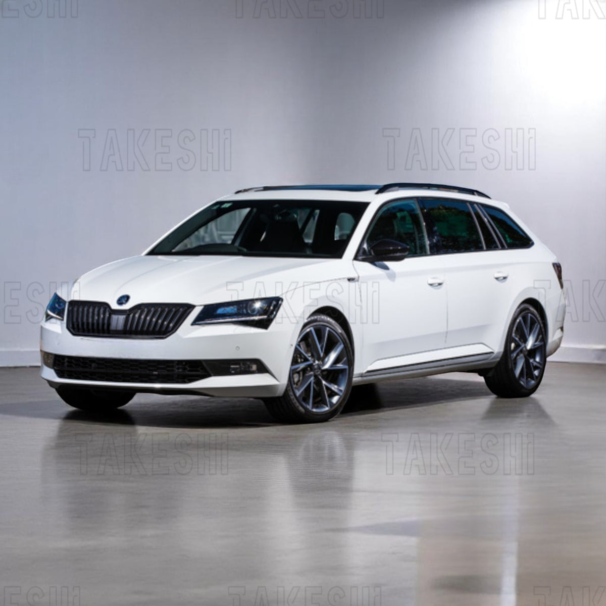 TAKESHI 武藤車藝｜SKODA 斯科達｜專車專用菱格紋地毯腳踏墊