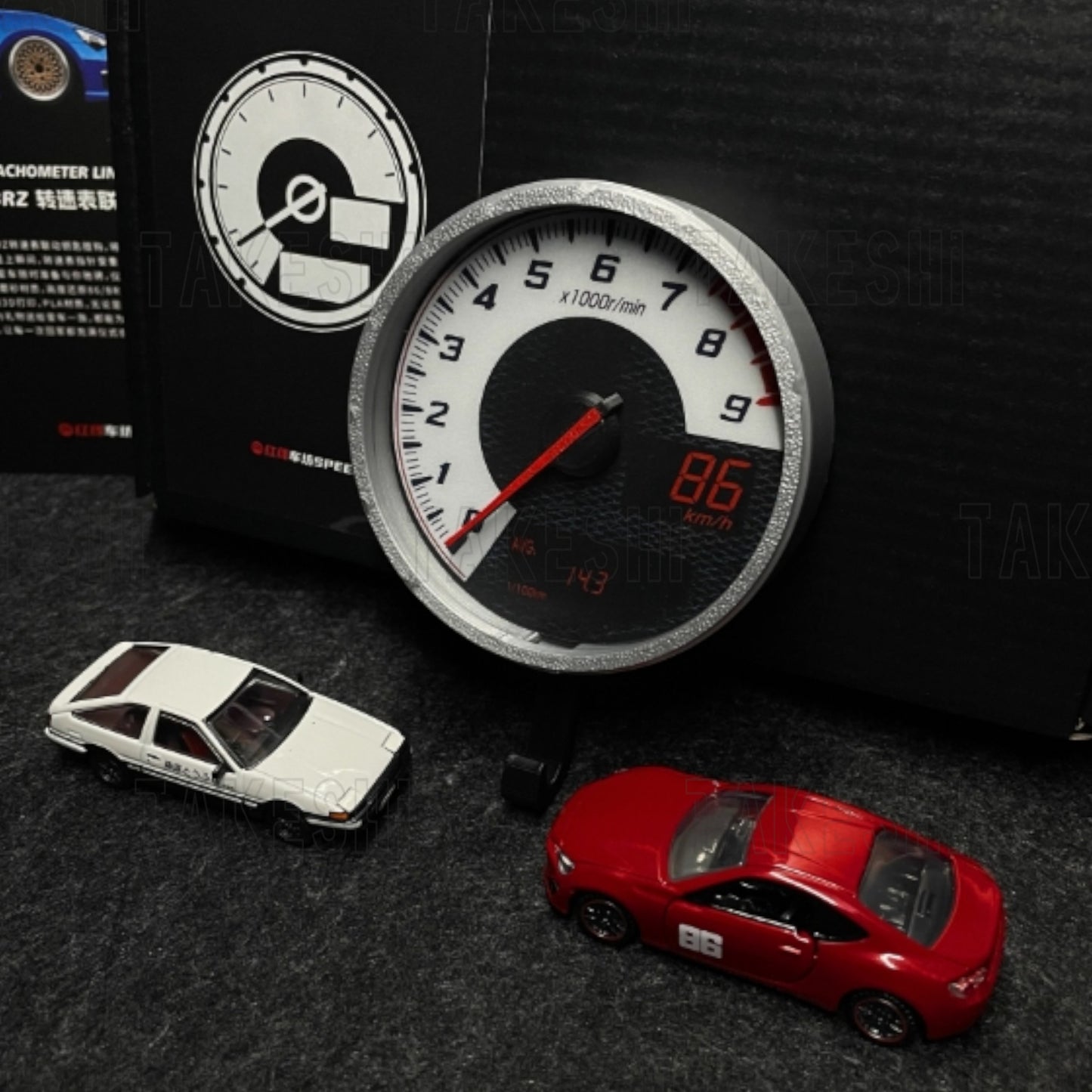 TAKESHI 武藤車藝｜TOYOTA 86 SUBARU BRZ｜重量聯動轉速表鑰匙掛勾