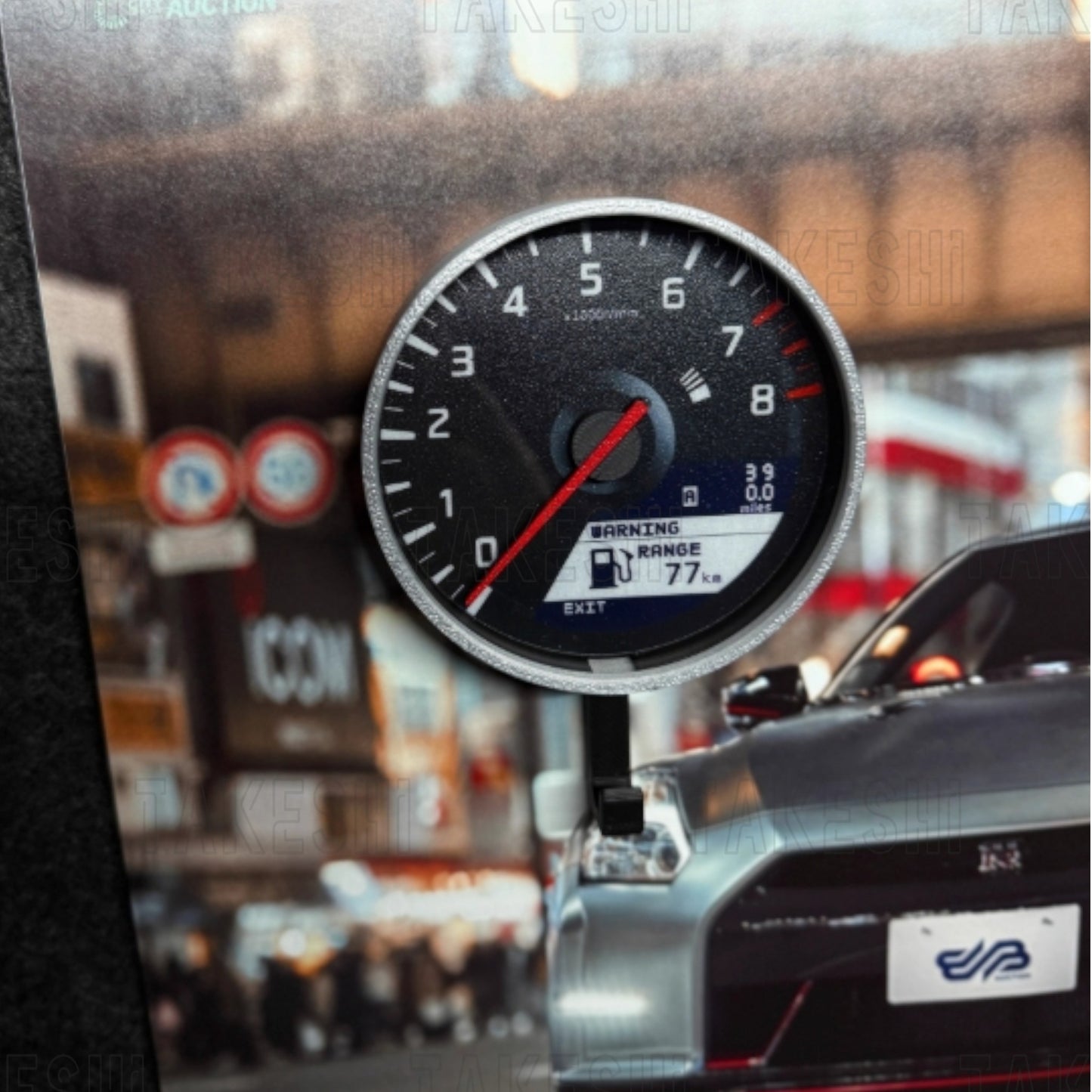 TAKESHI 武藤車藝｜NISSAN GTR R35｜重量聯動轉速表鑰匙掛勾