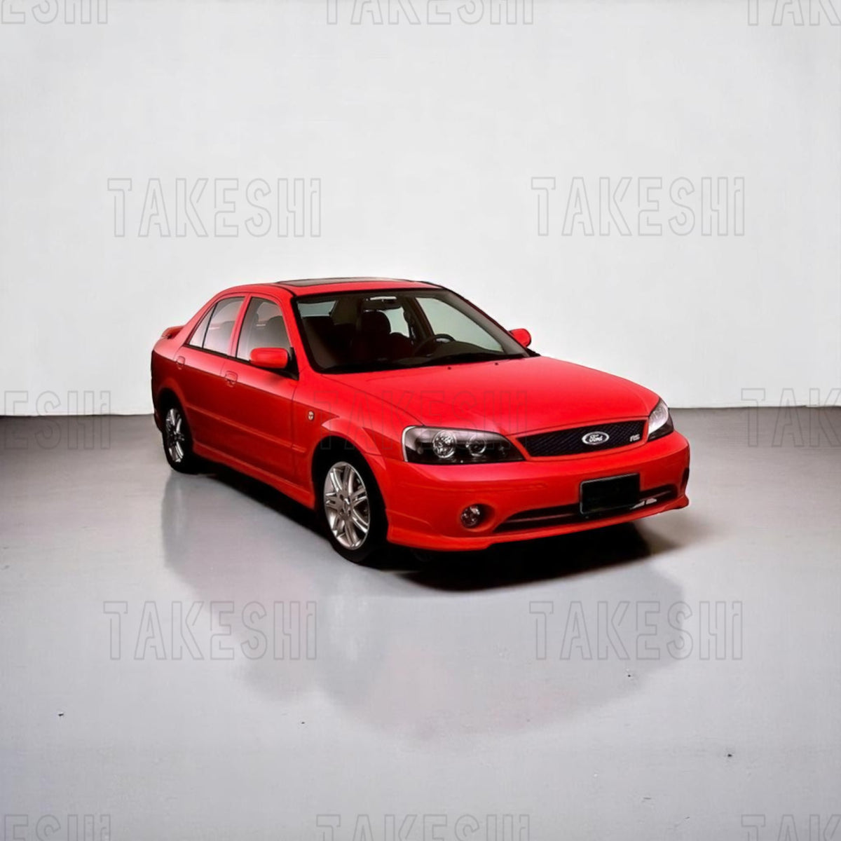 TAKESHI 武藤車藝｜FORD 福特｜專車專用菱格紋地毯腳踏墊
