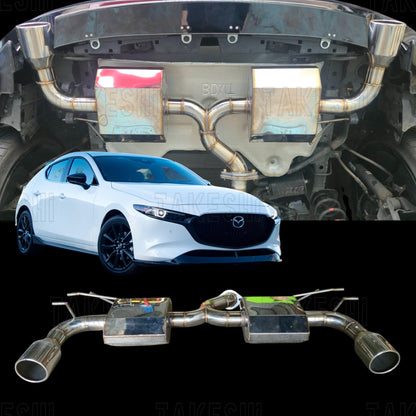 TAKESHI 武藤車藝｜手工排氣管尾段｜MAZDA3 BP｜CX-30｜專車專用